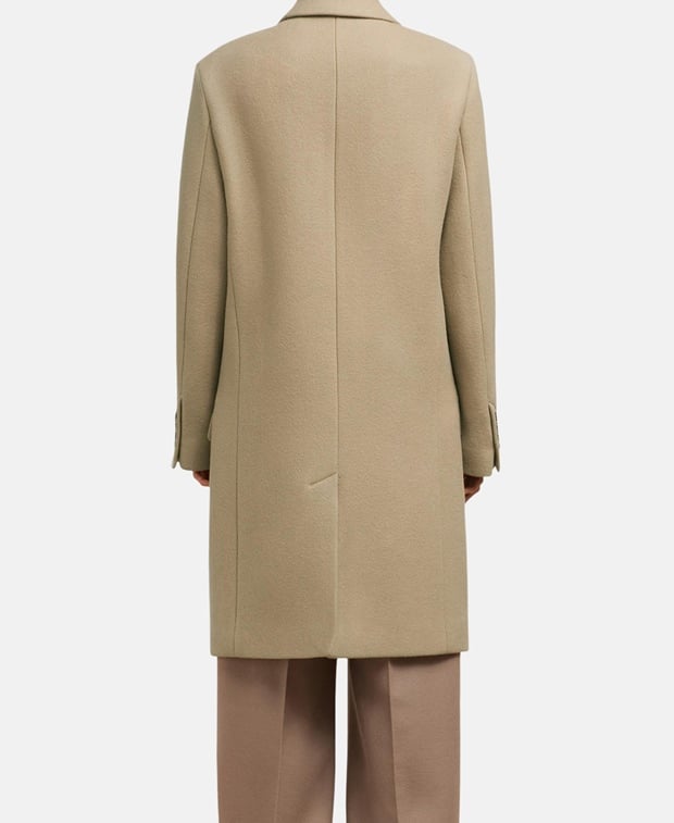 Ami Paris Wool coat Champagne