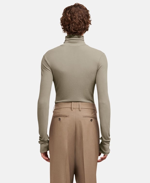 Ami Paris Rollneck pullover Light Grey