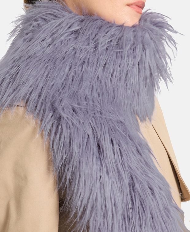 Ami Paris Faux fur scarf
