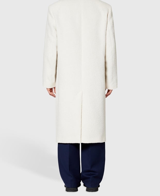 Ami Paris Casual coat Off-white