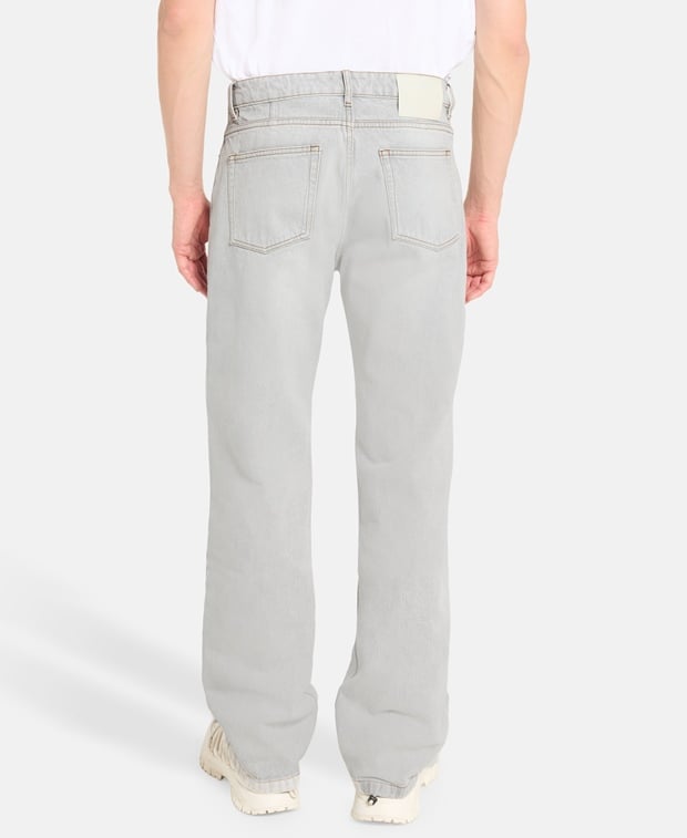Ami Paris Relaxed Fit Jeans Grey