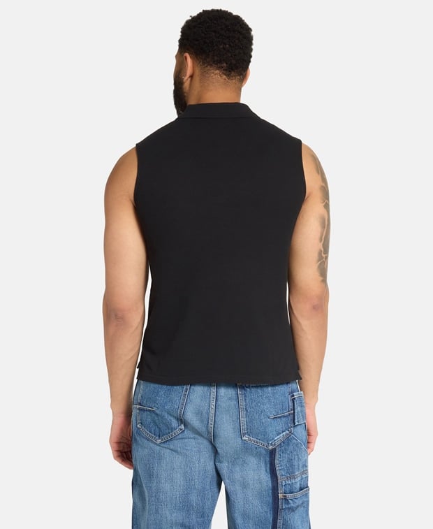 Saint Laurent Sleeveless polo shirt