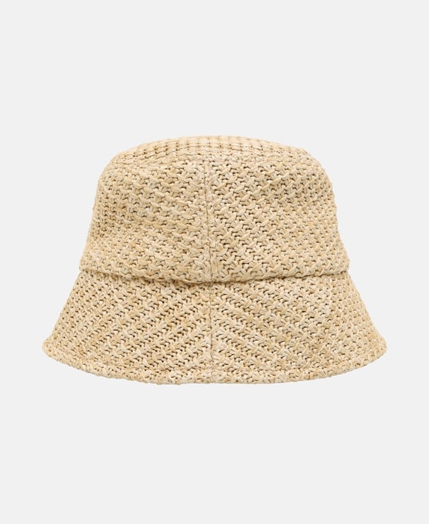 Lanvin Raffia hat Soft Beige