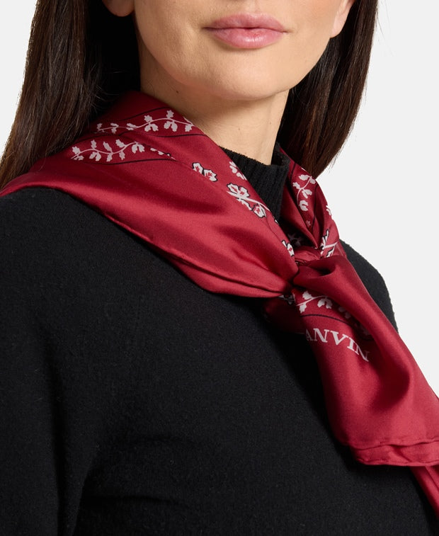 Lanvin Silk square scarf
