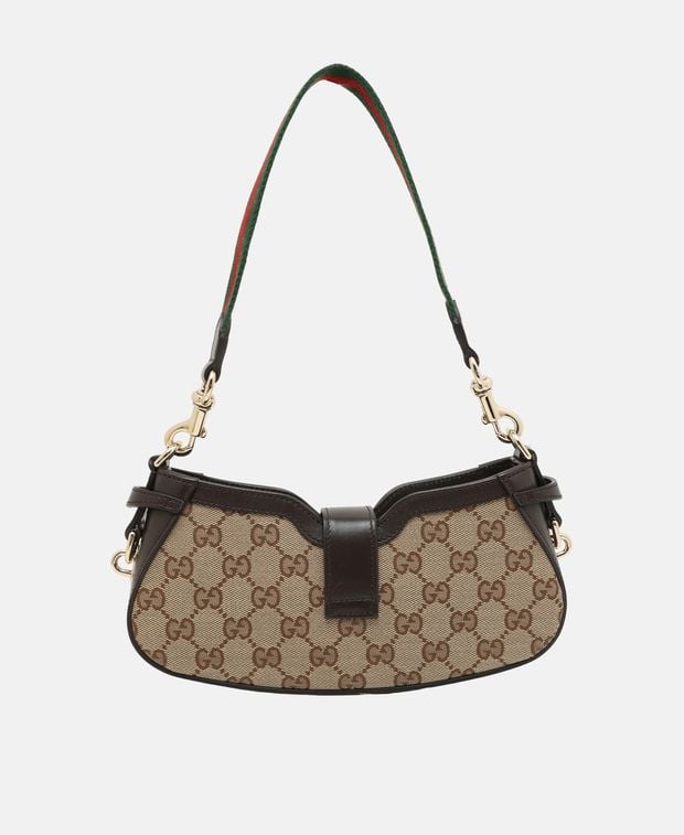 Gucci Leather shoulder bag Small Moon Side