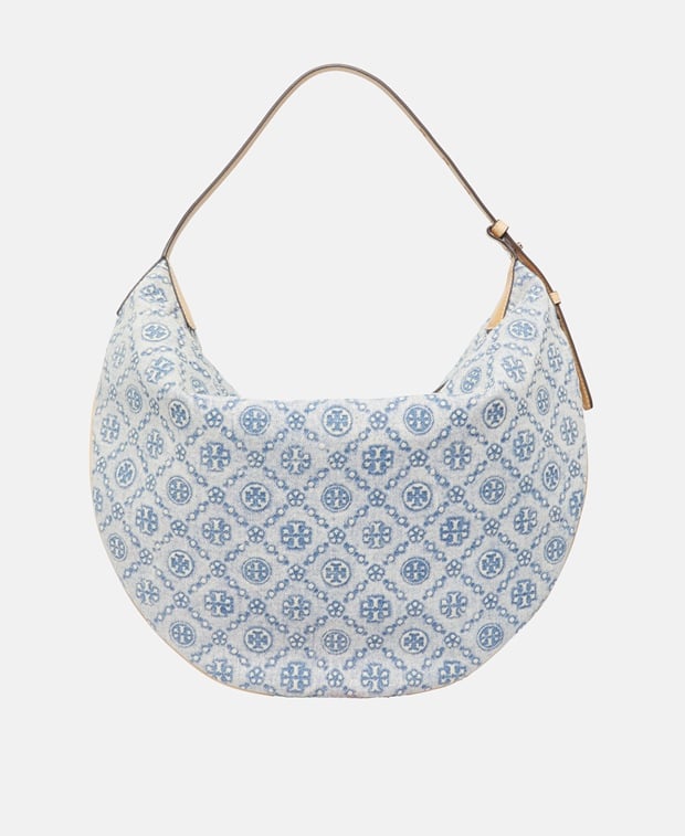 Tory Burch Balloon Handbag & Pouch Light Blue