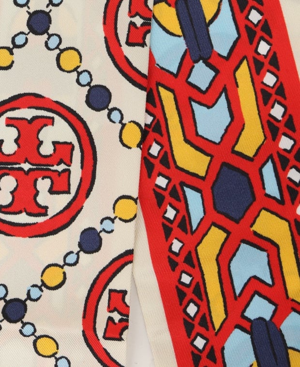 Tory Burch Silk tie scarf