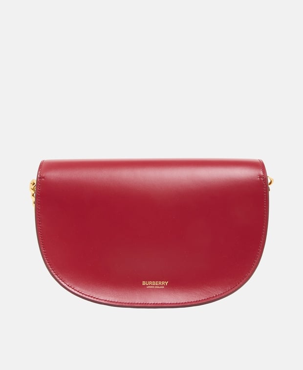 Burberry Claudine Leather shoulder bag Bordeaux