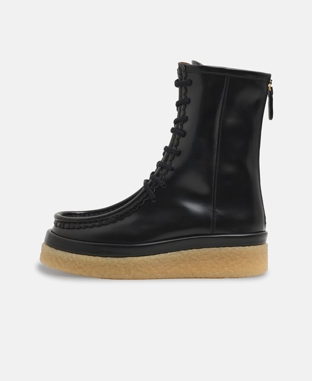 Chloé Jamie Lace-up ankle boot Black
