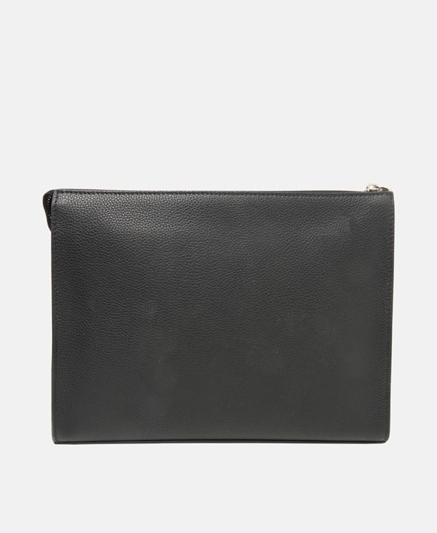 Fendi Amac Leather clutch Black
