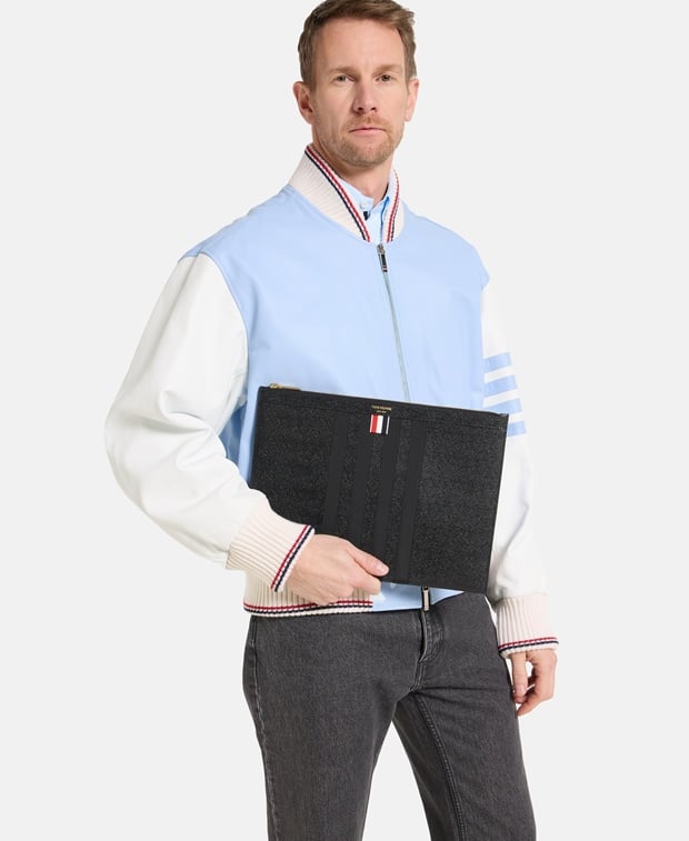 Thom Browne Leather clutch