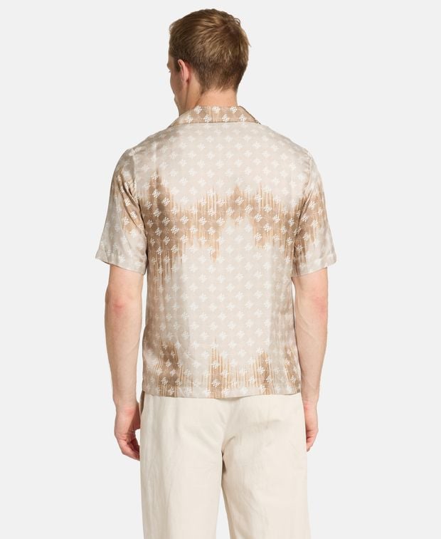 Amiri Short sleeve silk shirt Quad