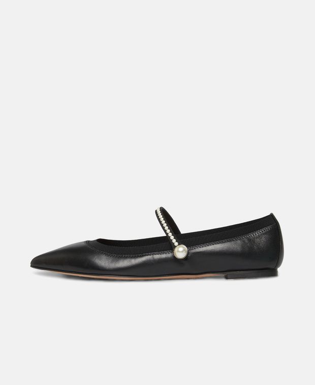 Aquazzura Ballerina flat with straps Romy