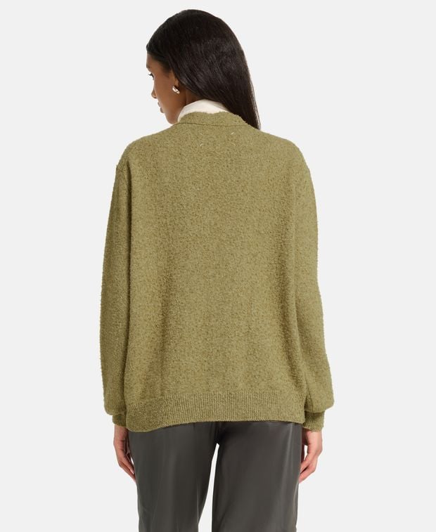 Maison Margiela Wool-blend cardigan