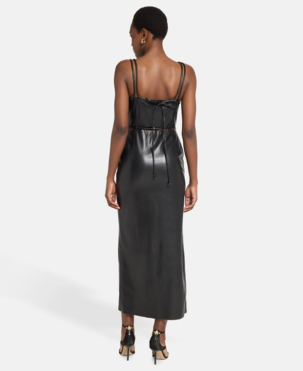 Nanushka Leather-look dress Loula