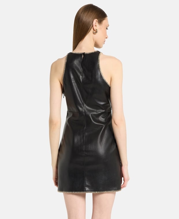 Nanushka Leather-look dress Franca