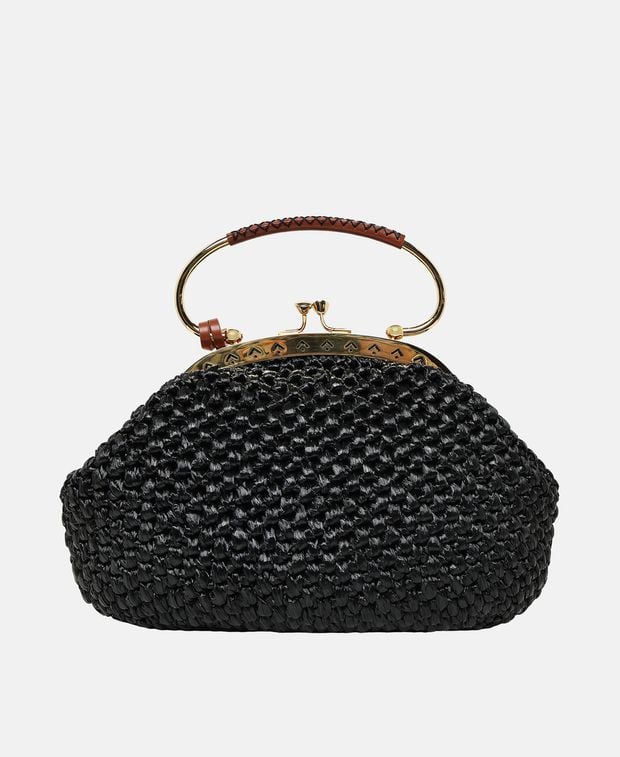 Maison Margiela Leather clutch Black