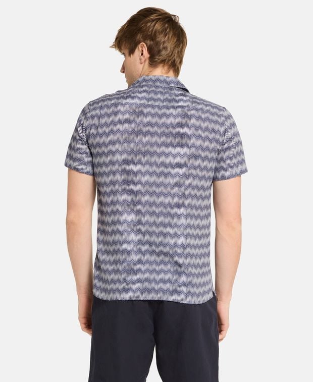 Orlebar Brown Linen-blend short sleeved shirt