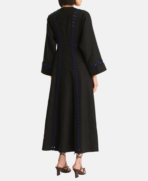 Tory Burch Linen dress Black