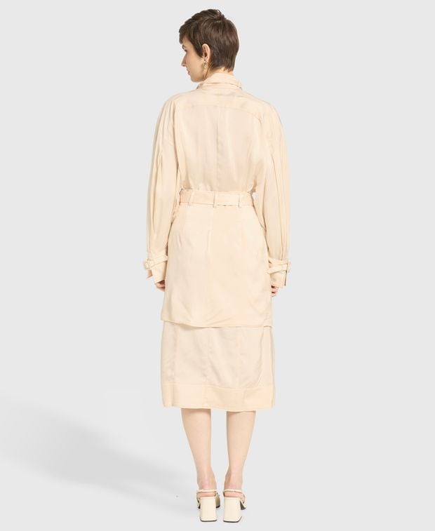 Jacquemus Silk-blend dress La Robe Seya