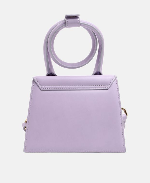 Jacquemus Le Chiquito Noeud Leather handbag Lilac