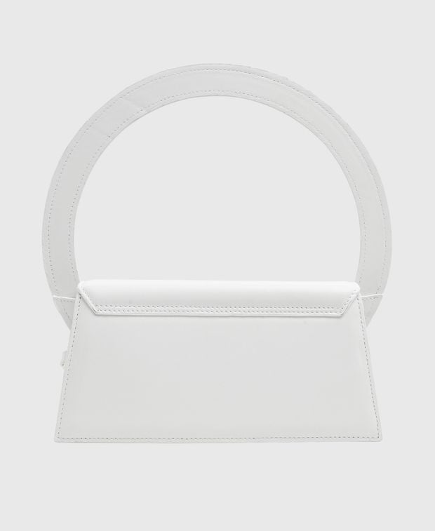 Jacquemus Le Rond Leather handbag White