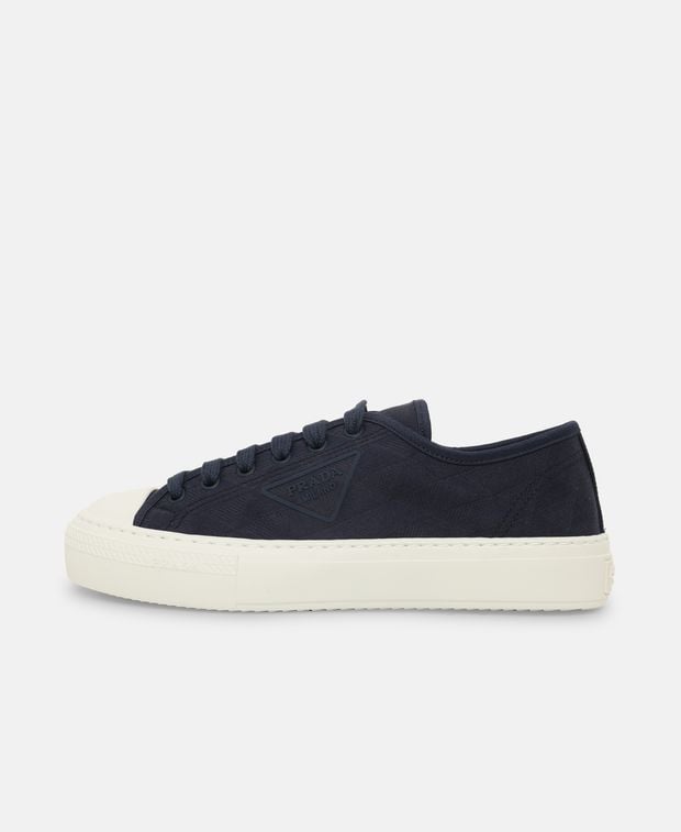 Prada Gabardine Sneakers Midnight Blue