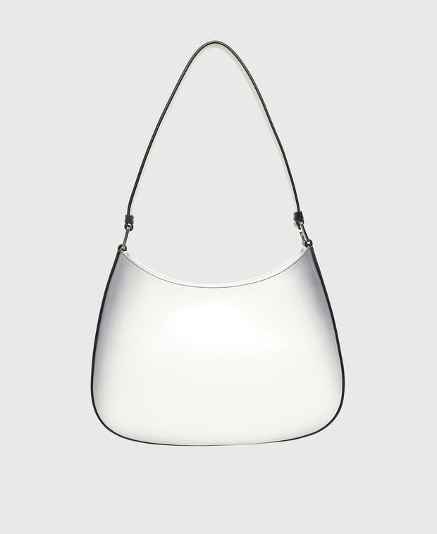 Prada Cleo Leather shoulder bag White