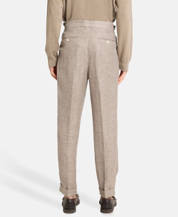Brunello Cucinelli Linen-blend trousers