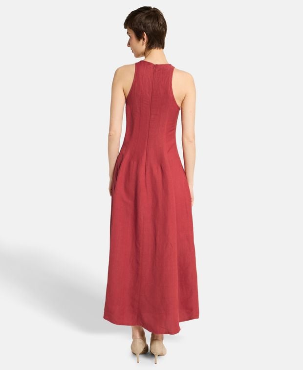 Brunello Cucinelli Linen-blend dress