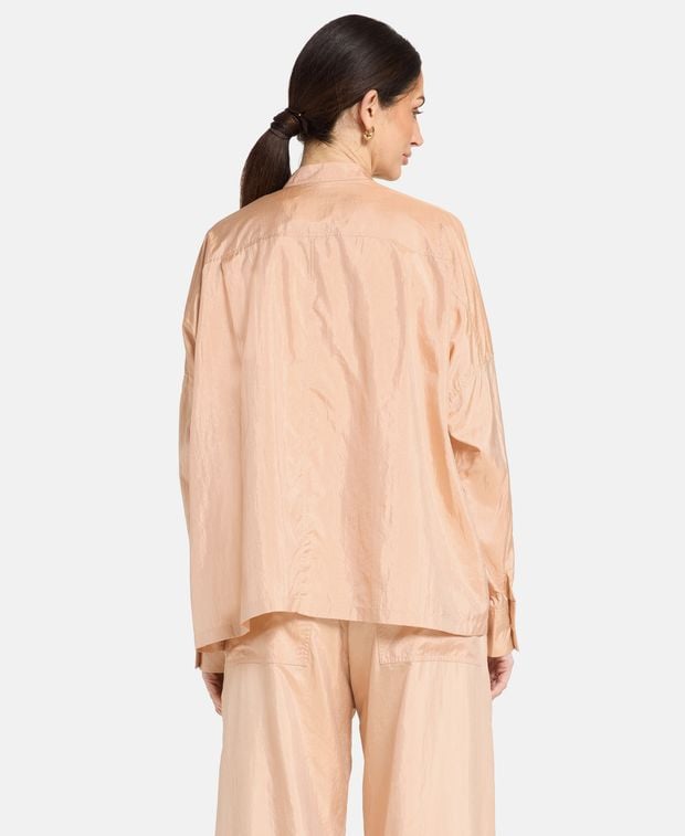 Jil Sander Silk-blend blouse