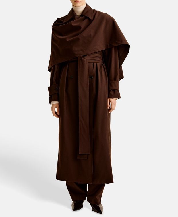 Esse Studios Wool-blend trench coat Onus