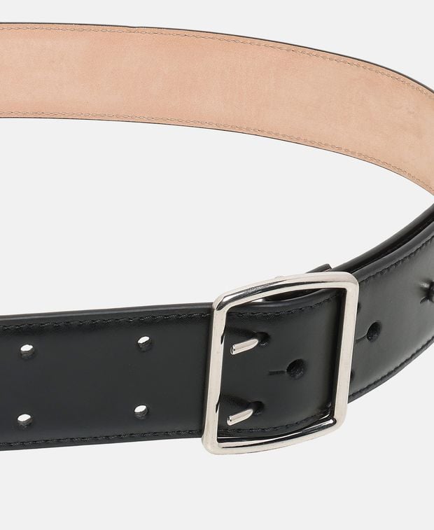 Alexander McQueen Leather belt Military 40