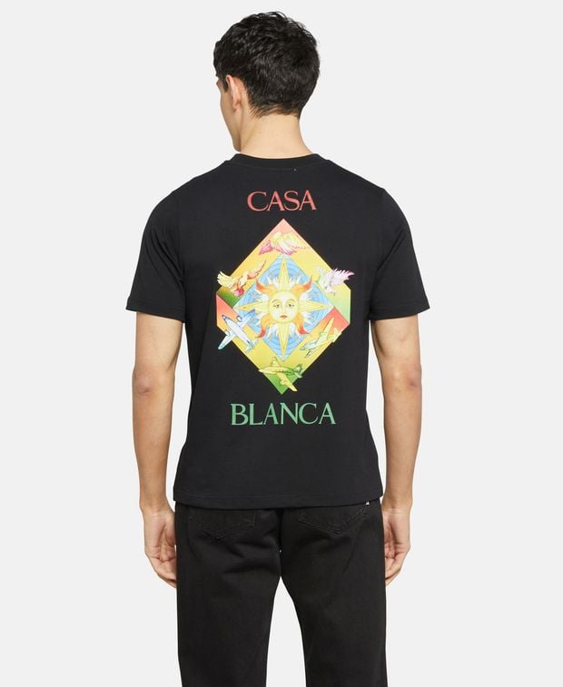 Casablanca Crew neck t-shirt Les Elements
