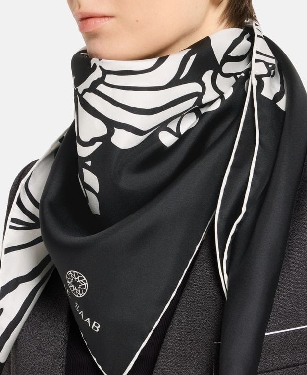 Elie Saab Silk square scarf