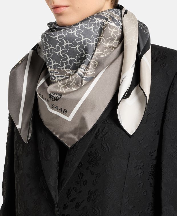 Elie Saab Silk square scarf