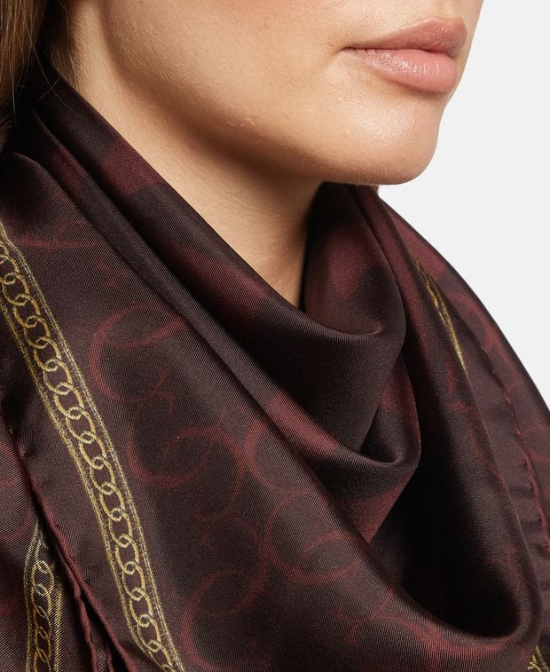 Elie Saab Silk square scarf