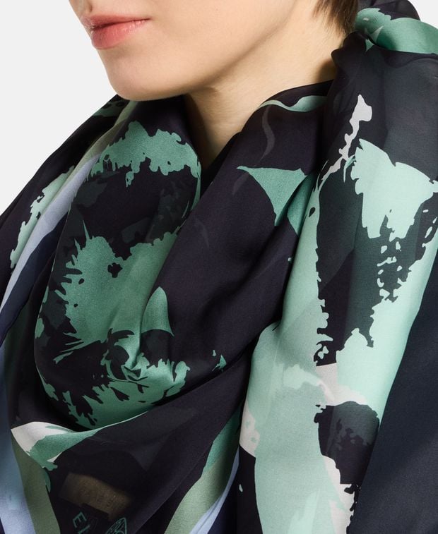 Elie Saab Silk square scarf
