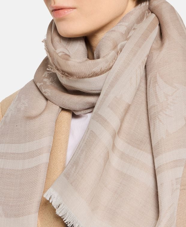 Elie Saab Silk-blend square scarf