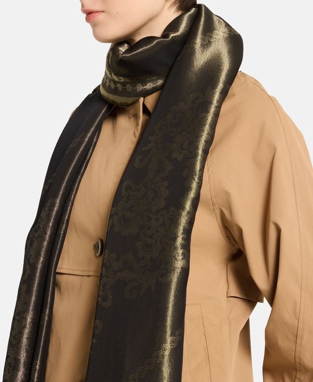 Elie Saab Silk-blend scarf