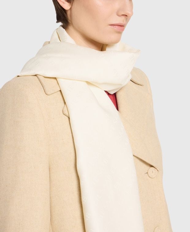 Elie Saab Silk-blend scarf