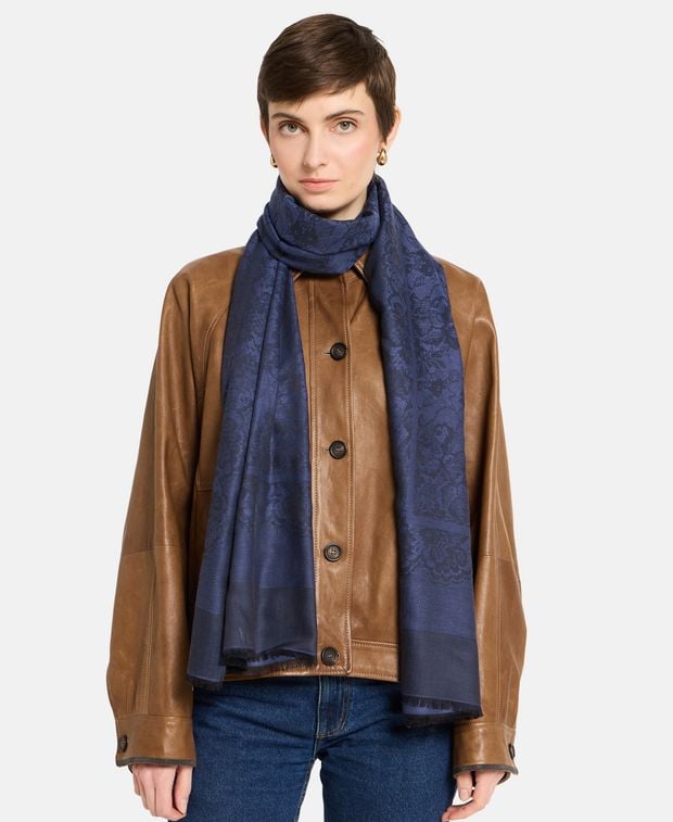 Elie Saab Silk-blend scarf
