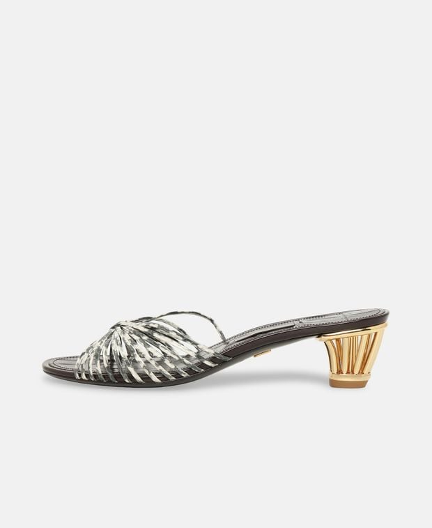 Salvatore Ferragamo Aryana 40 Mules Dark Grey