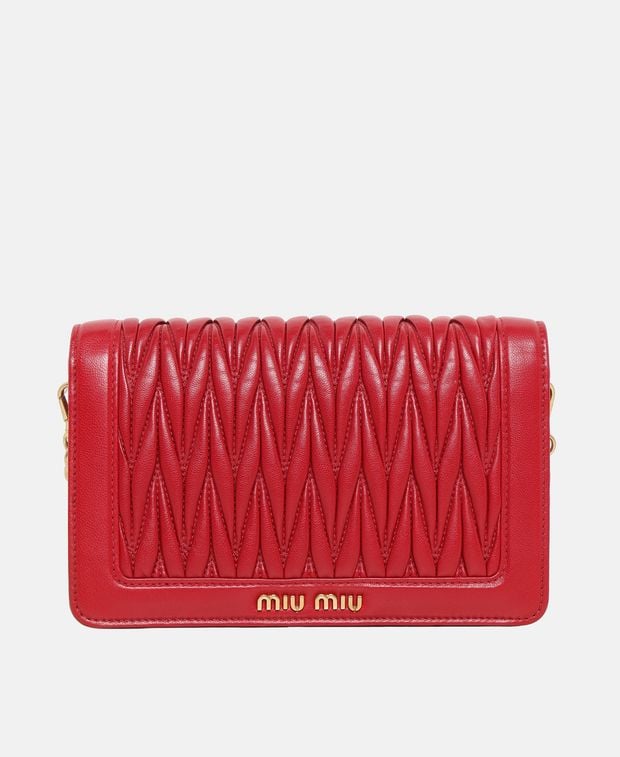 Miu Miu Leather shoulder bag Matelassé