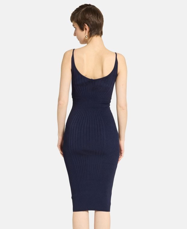 Mugler Ribbed dress