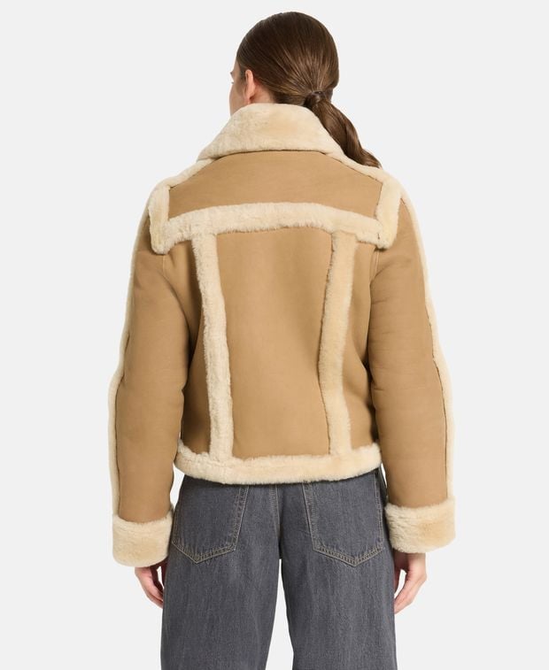 Dom Goor Reversible shearling jacket Aviator
