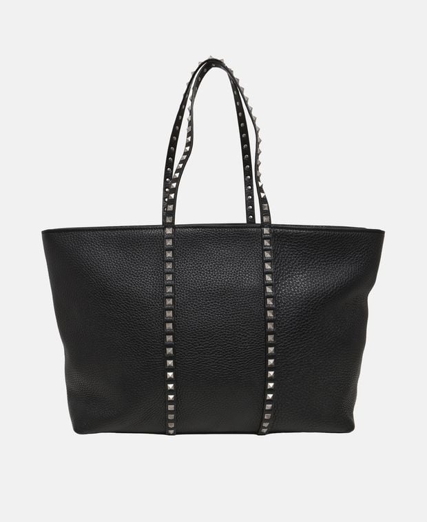 Valentino Garavani Leather shopper Rockstud