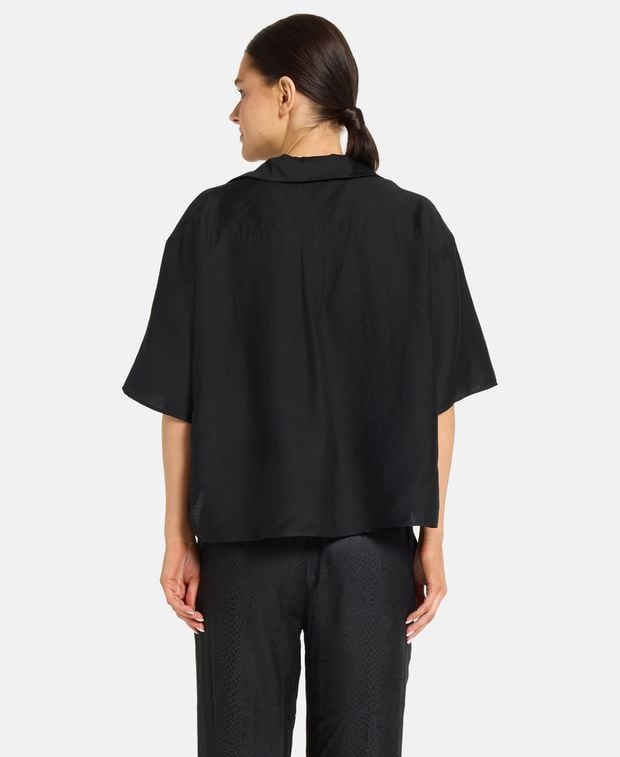 Bite Studios Silk-blend shirt blouse Luna