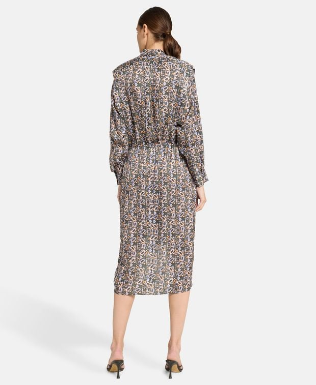 Isabel Marant Silk-blend dress Lokeya