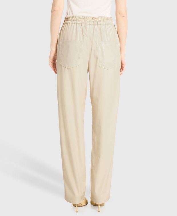Marant Etoile Leather-look pants Brina